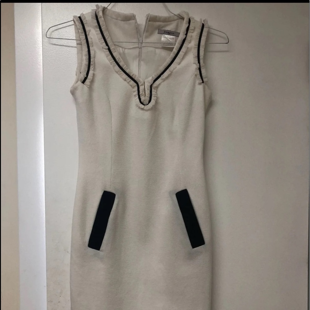 Monaco Paris Dress Mini White & Black, design chic
